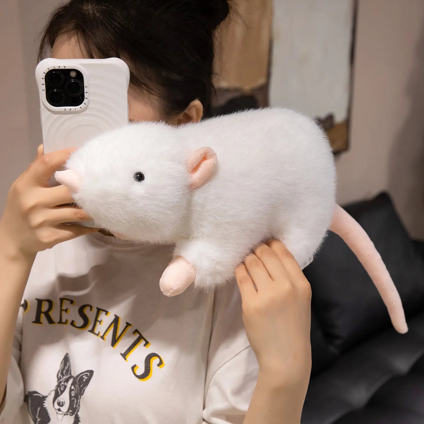 Peluche Souris Blanche - vue 5