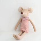 Doudou Souris Rose et Jaune - vue 2