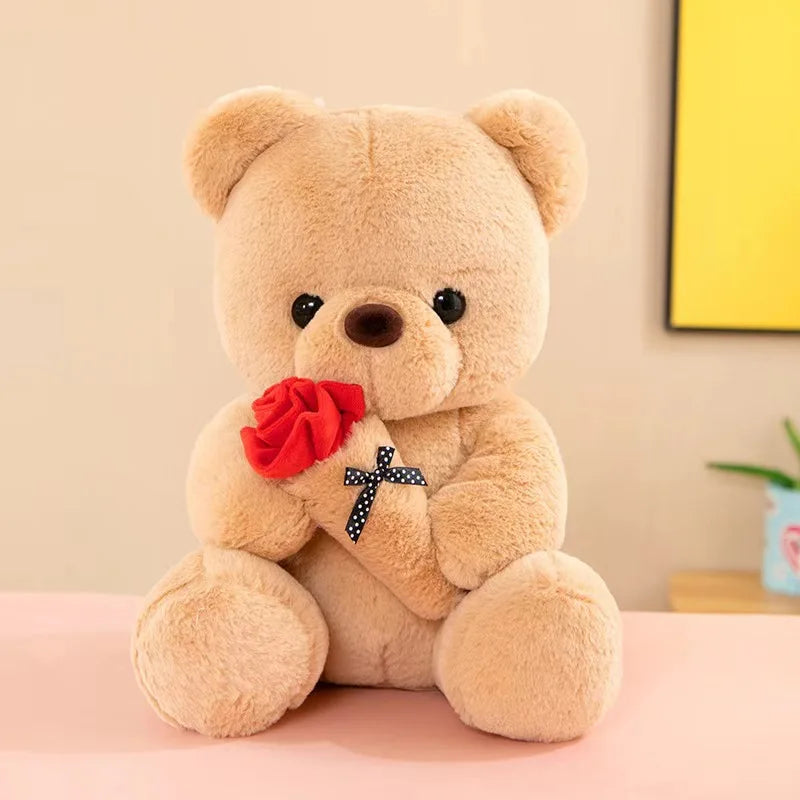 Ours en Peluche avec des Roses - vue 5