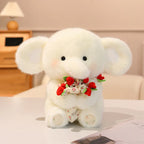 Peluche Éléphant avec Bouquet de Rose - vue 7