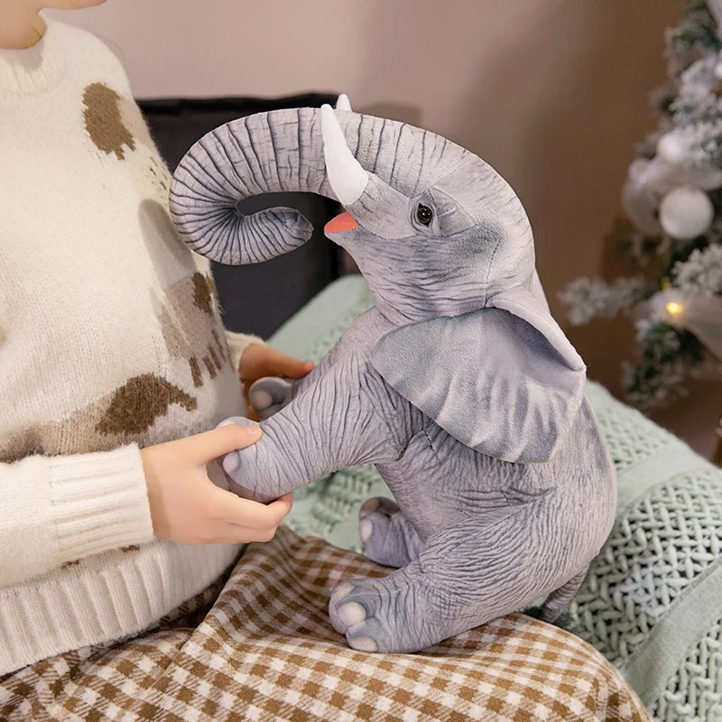 Peluche Éléphant Réaliste - vue 5