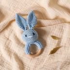 Hochet Peluche et Bois Lapin - Multiples Couleurs - vue 9