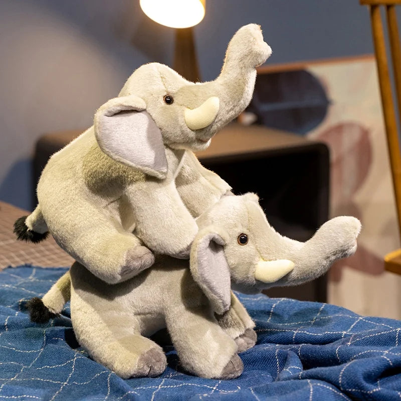 Peluche Éléphant Gris 35 Cm - vue 2