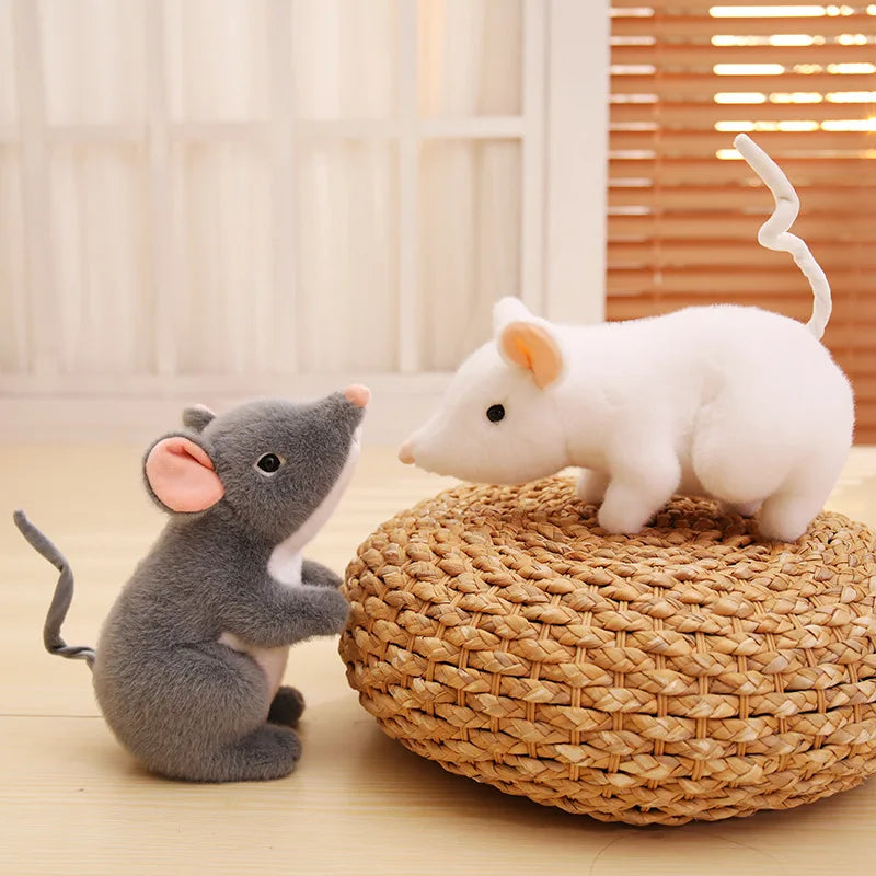 Doudou Souris Réaliste - vue 2