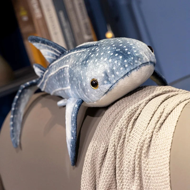 Peluche Requin Baleine Réaliste - 60 Cm - vue 6