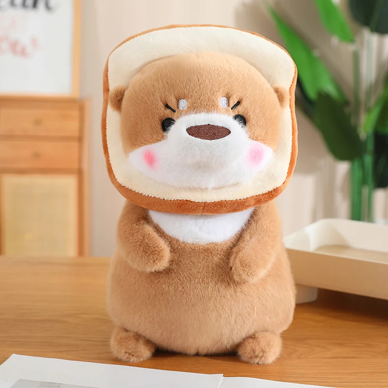 Peluche Loutre Beige Déguisé - vue 2