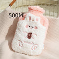 Kawaii Bouillotte Lapin Rose et Blanc Japon - vue 2