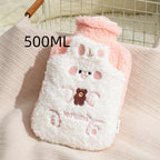 Kawaii Bouillotte Lapin Rose et Blanc Japon - vue 2