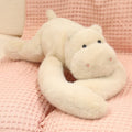 Peluche Hippopotame Blanc Lestée - vue 2