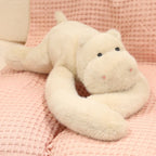 Peluche Hippopotame Blanc Lestée - vue 2