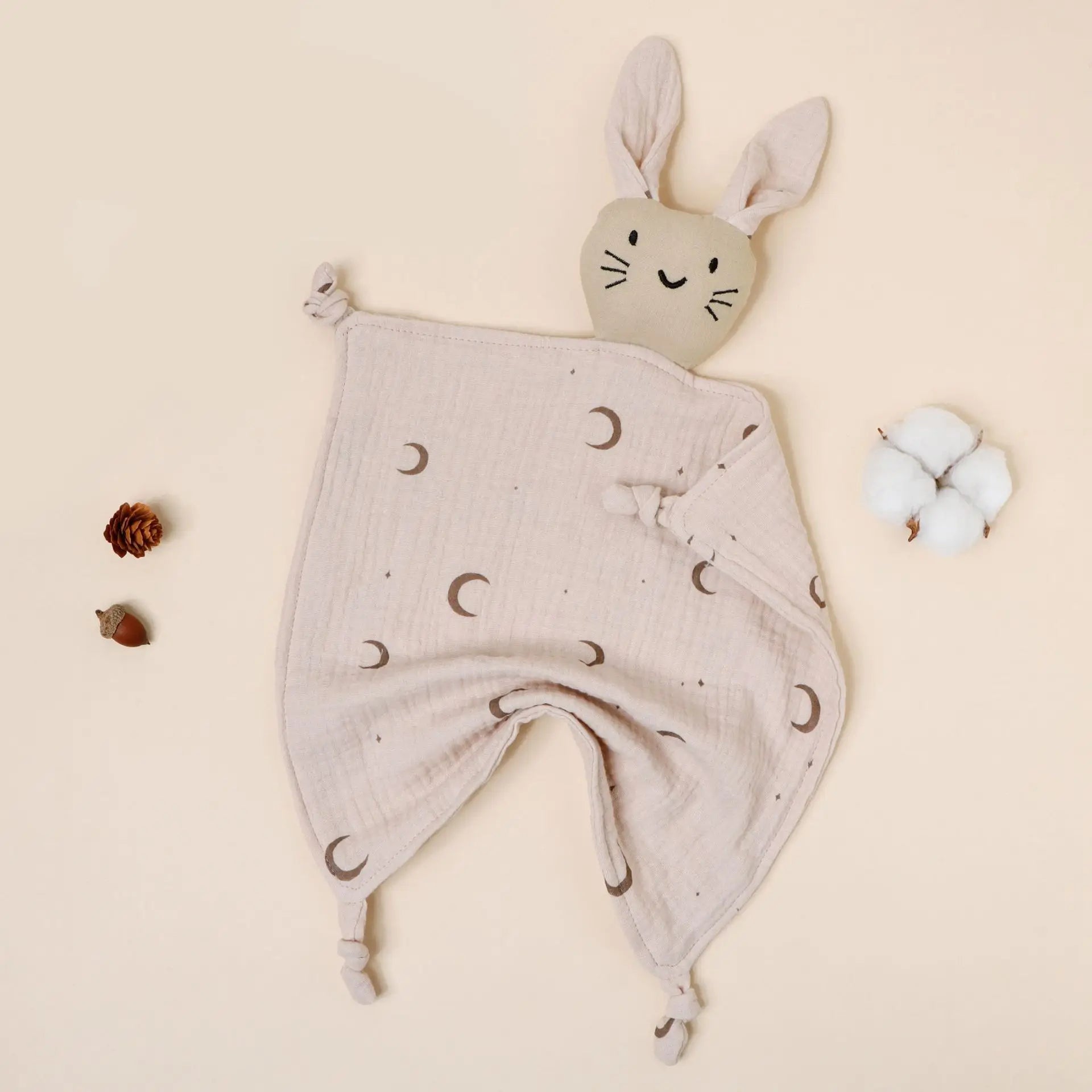 Doudou Lange Lapin - Motifs Nuit - vue 4
