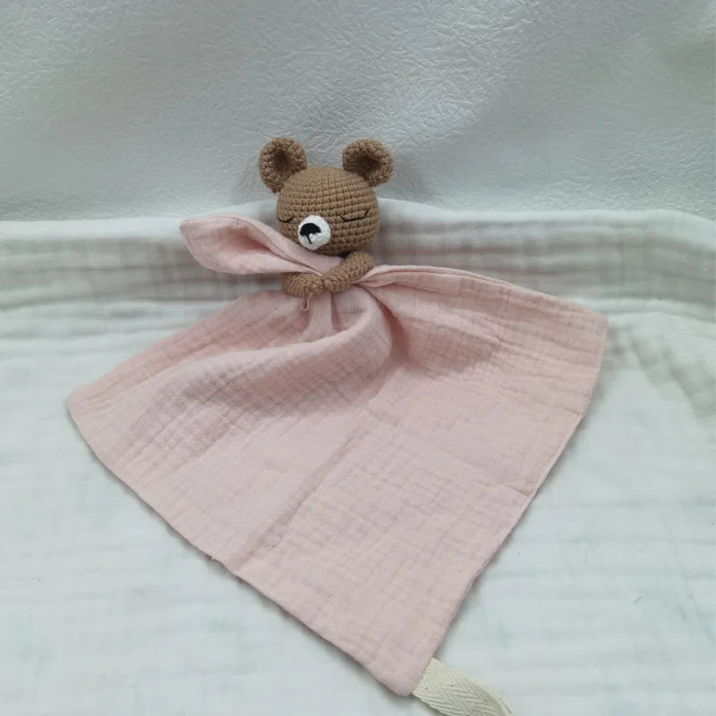 Petit Ours Plat/serviette en Peluche - vue 6