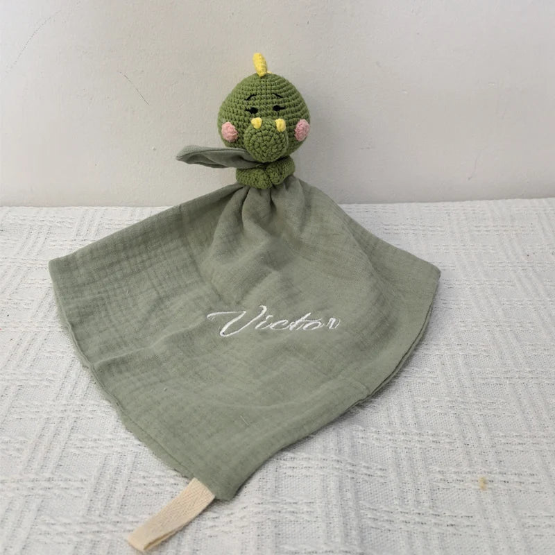 Doudou Plat Personnalisable Dinosaure - vue 2