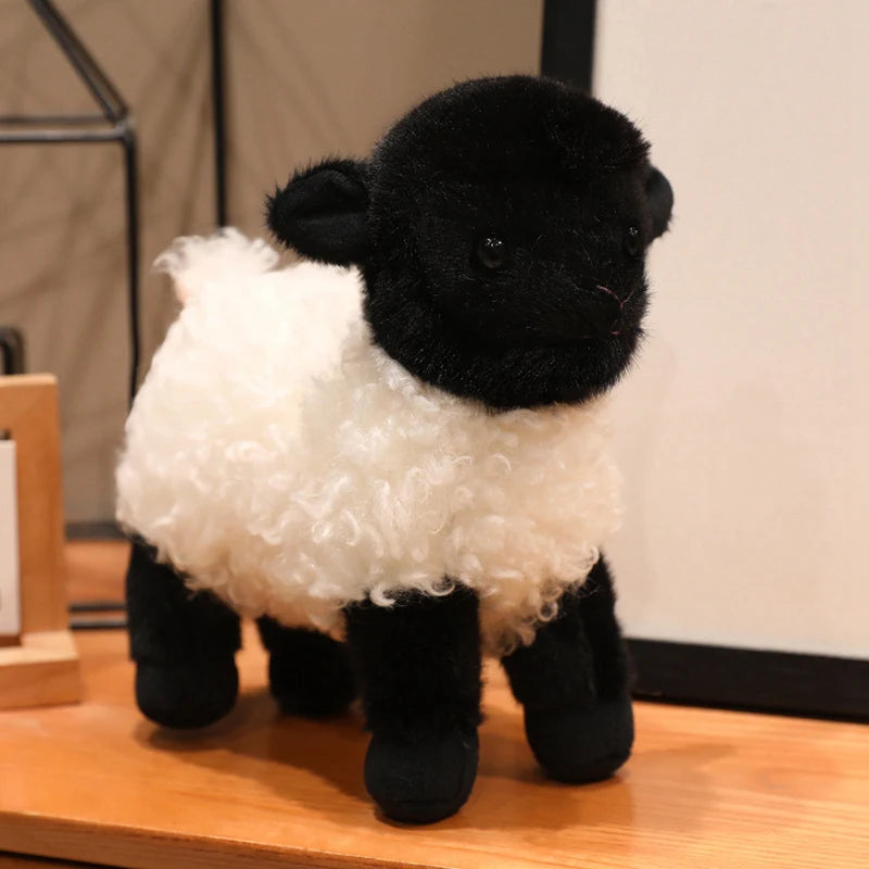 Peluche Agneau Noir avec Fourrure - vue 7