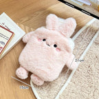 Peluche Lapin Bouillotte Rose - vue 4