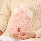 Kawaii Bouillotte Lapin Rose et Blanc Japon - vue 7