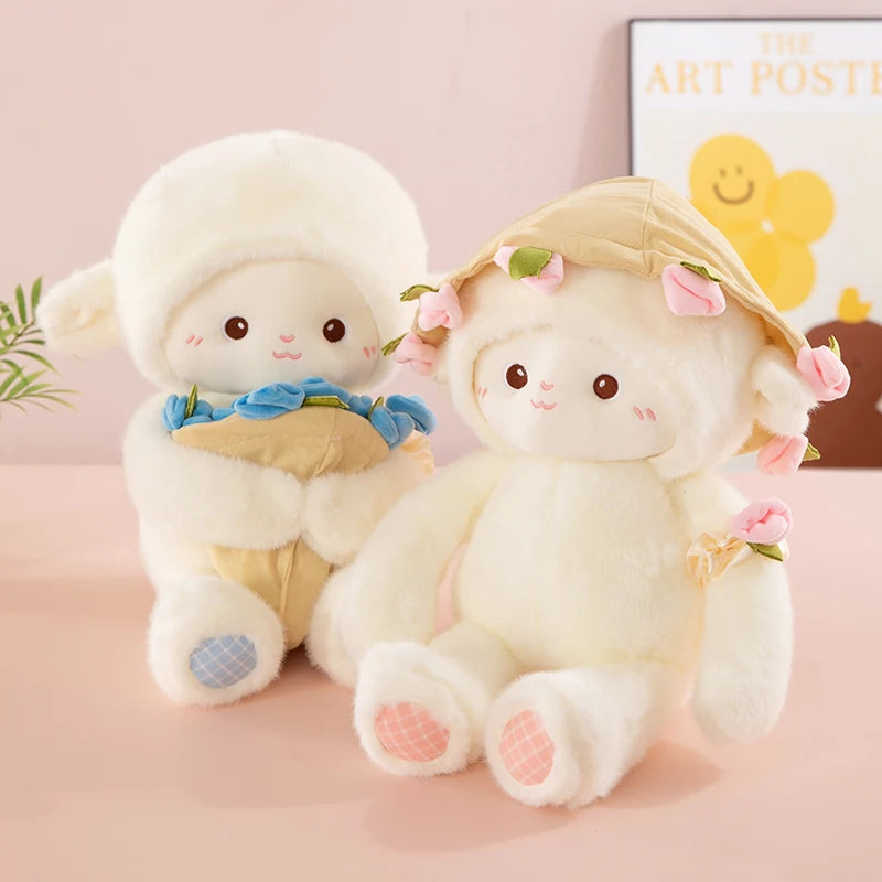 Peluche Mouton avec Bouquet de Fleurs - vue 3