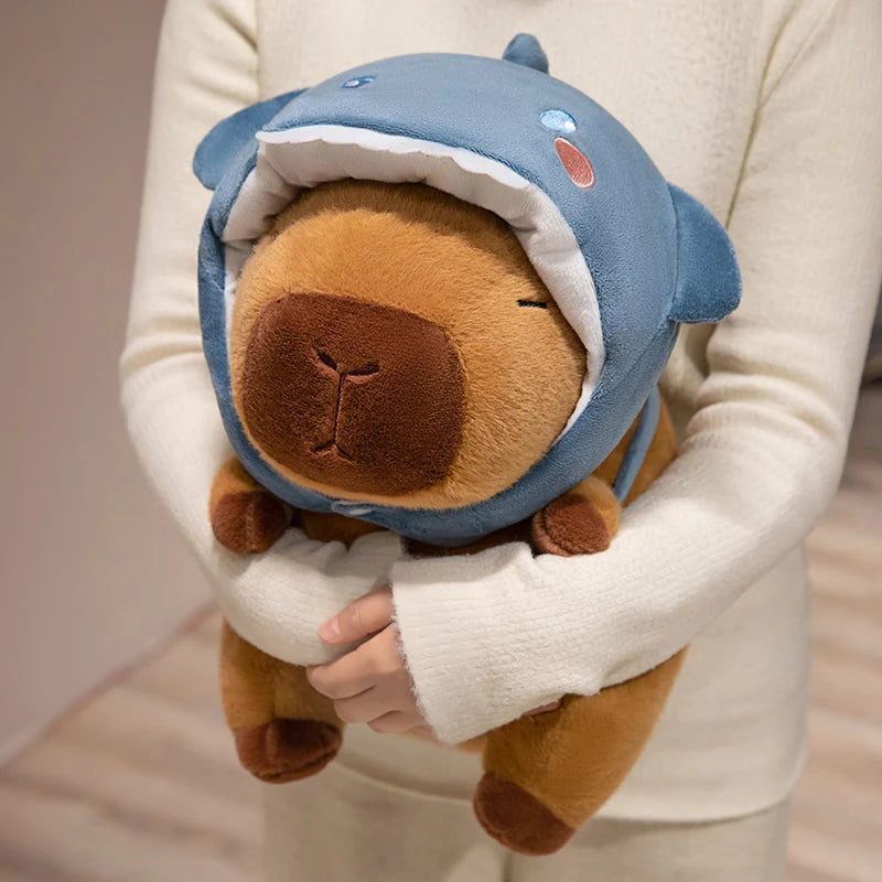 Capybara Doudou Mignon - Bonnet Requin - vue 3