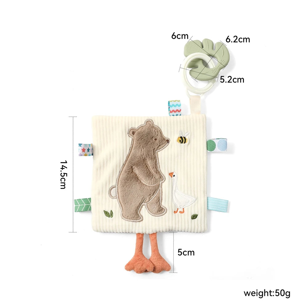 Doudou Couverture Animaux Multisensorielle - vue 4