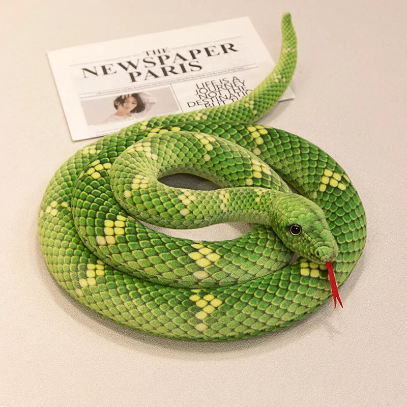 Serpent en Peluche Réaliste - vue 7