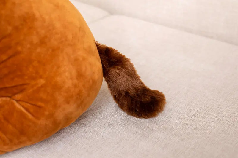 Grand Cheval Marron en Peluche - vue 6