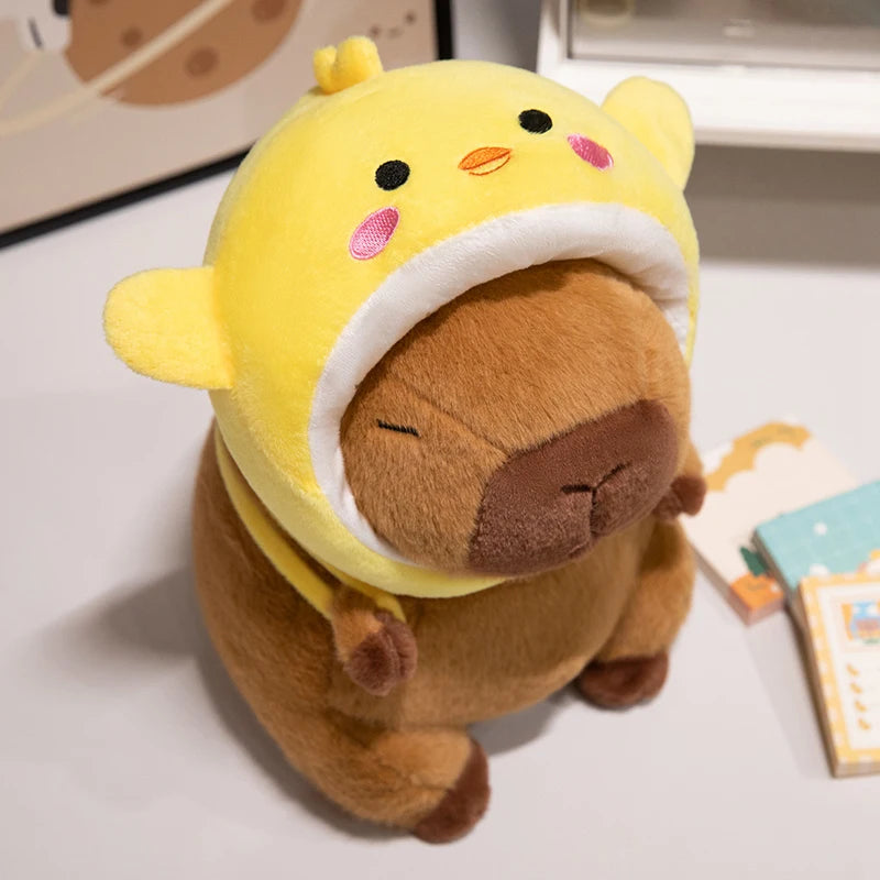 Cute Capybara Peluche - Bonnet Poussin - vue 2