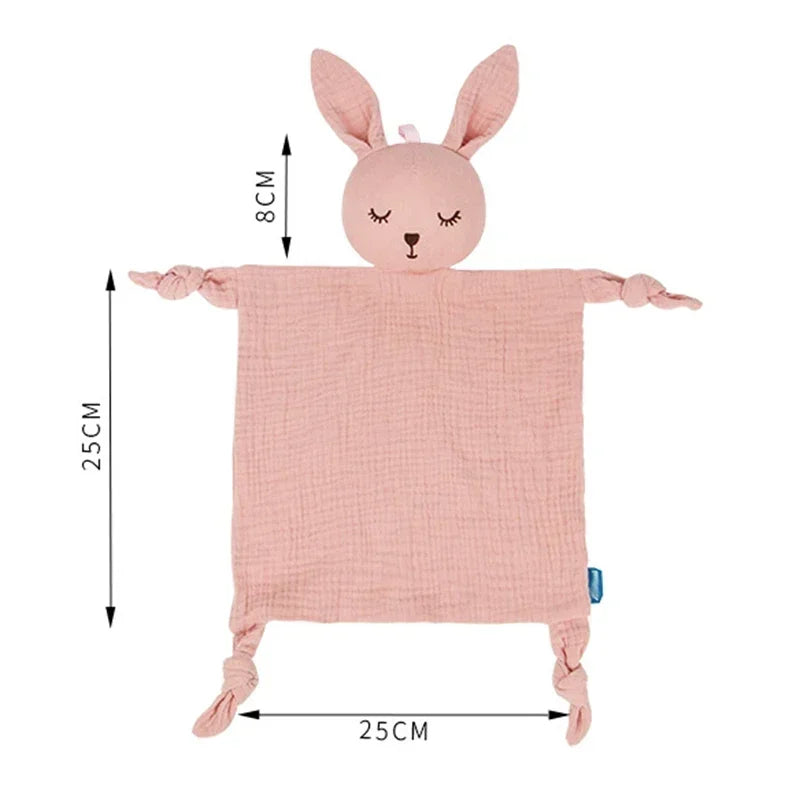 Doudou Plat Lapin Rose Qui Fait du Bruit - vue 5
