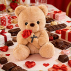 Ours en Peluche avec des Roses - vue 3