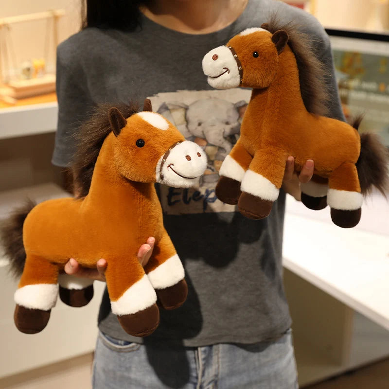 Doudou Cheval Marron - vue 4