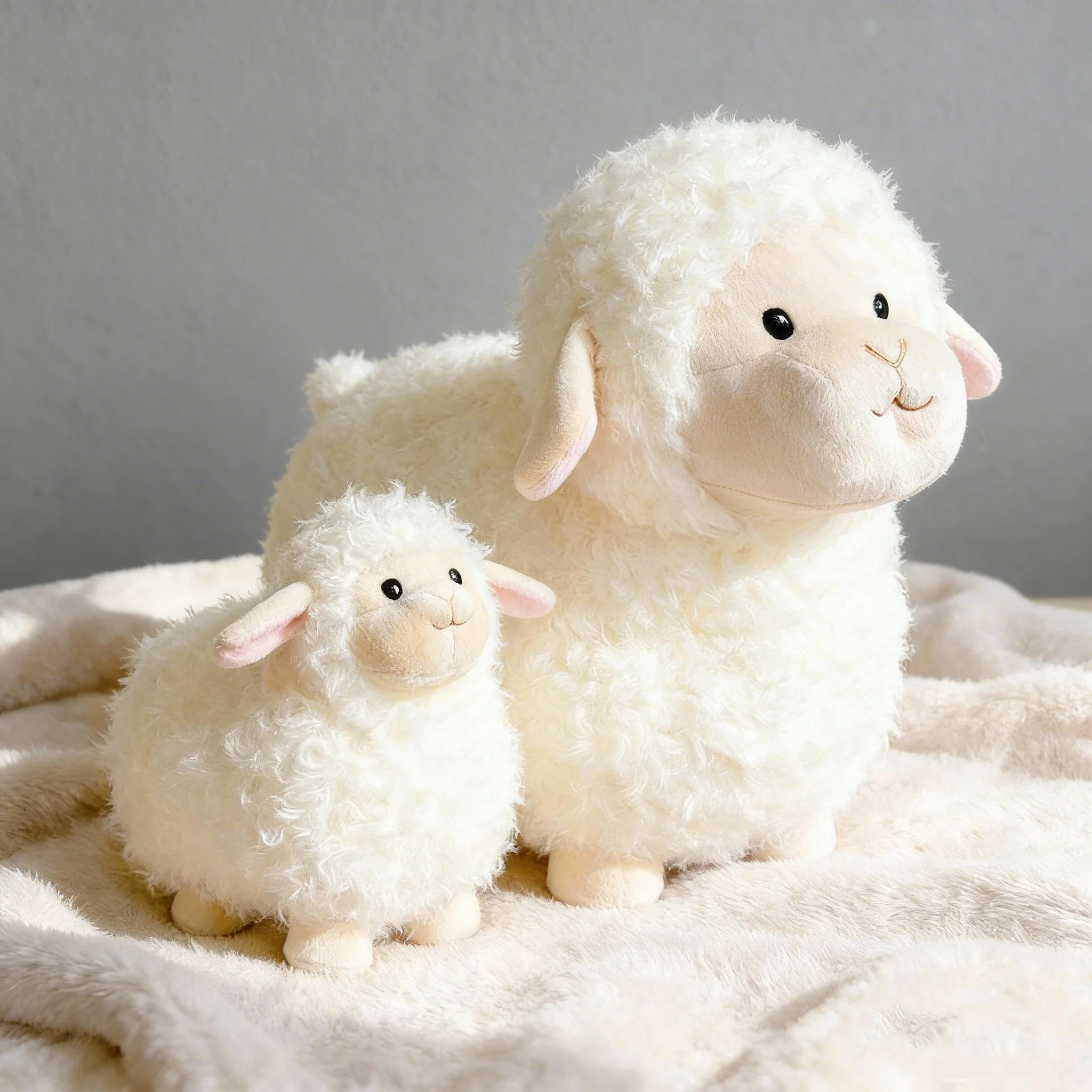 Mouton en Peluche Classique Blanc - vue 2