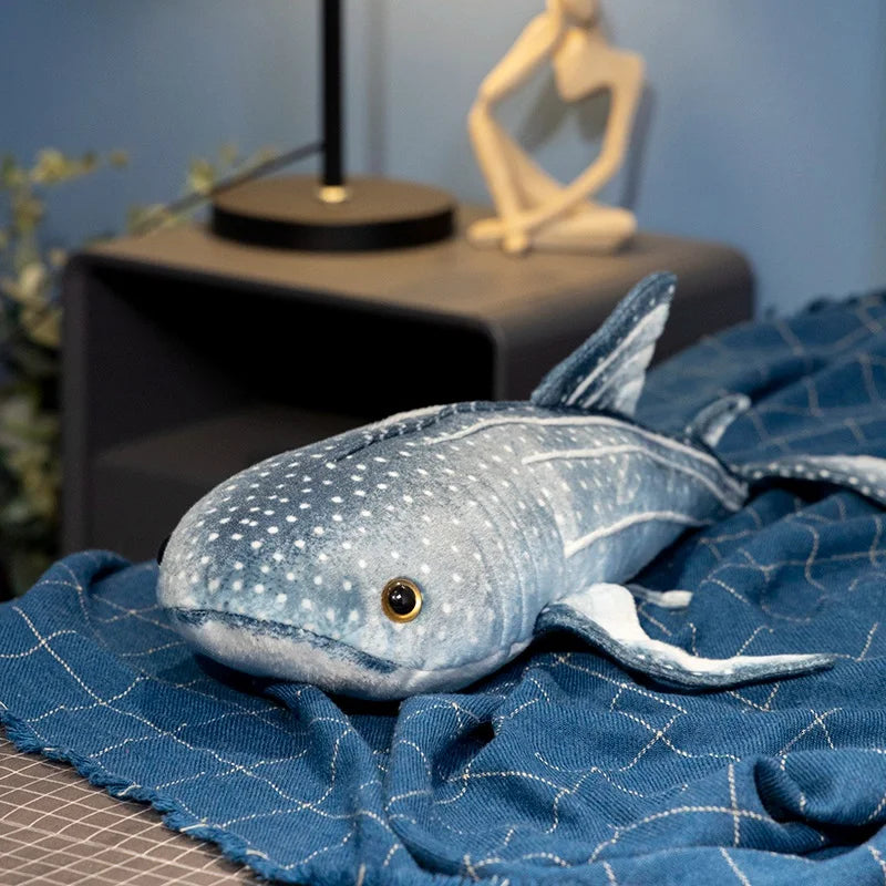 Peluche Requin Baleine Réaliste - 60 Cm - vue 3
