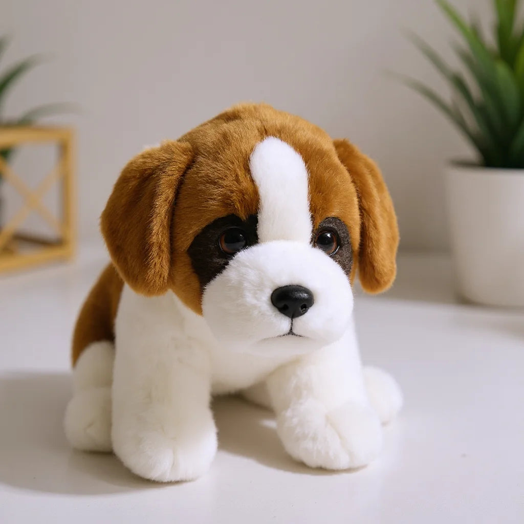 Peluche Chien Saint Bernard - vue 4