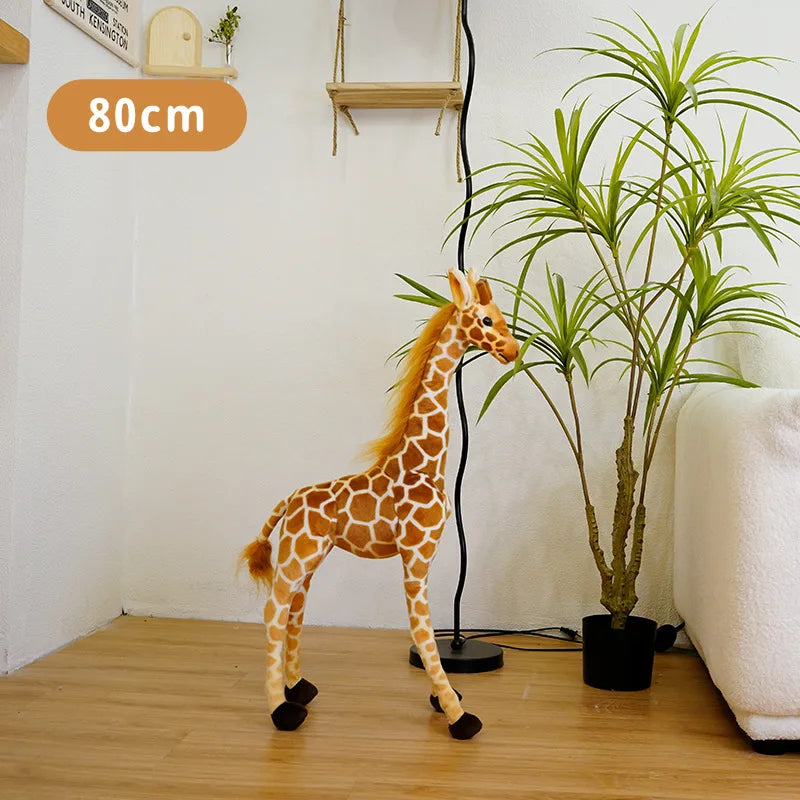 Peluche Girafe Realiste - vue 6