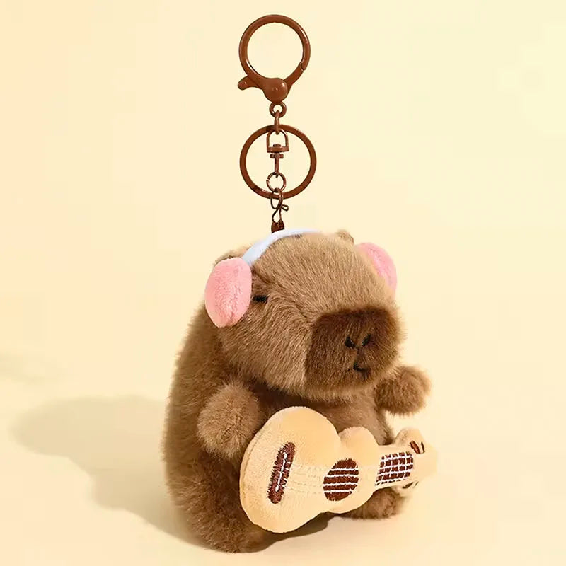 Pendentif Capybara Peluche Musiciens - vue 5