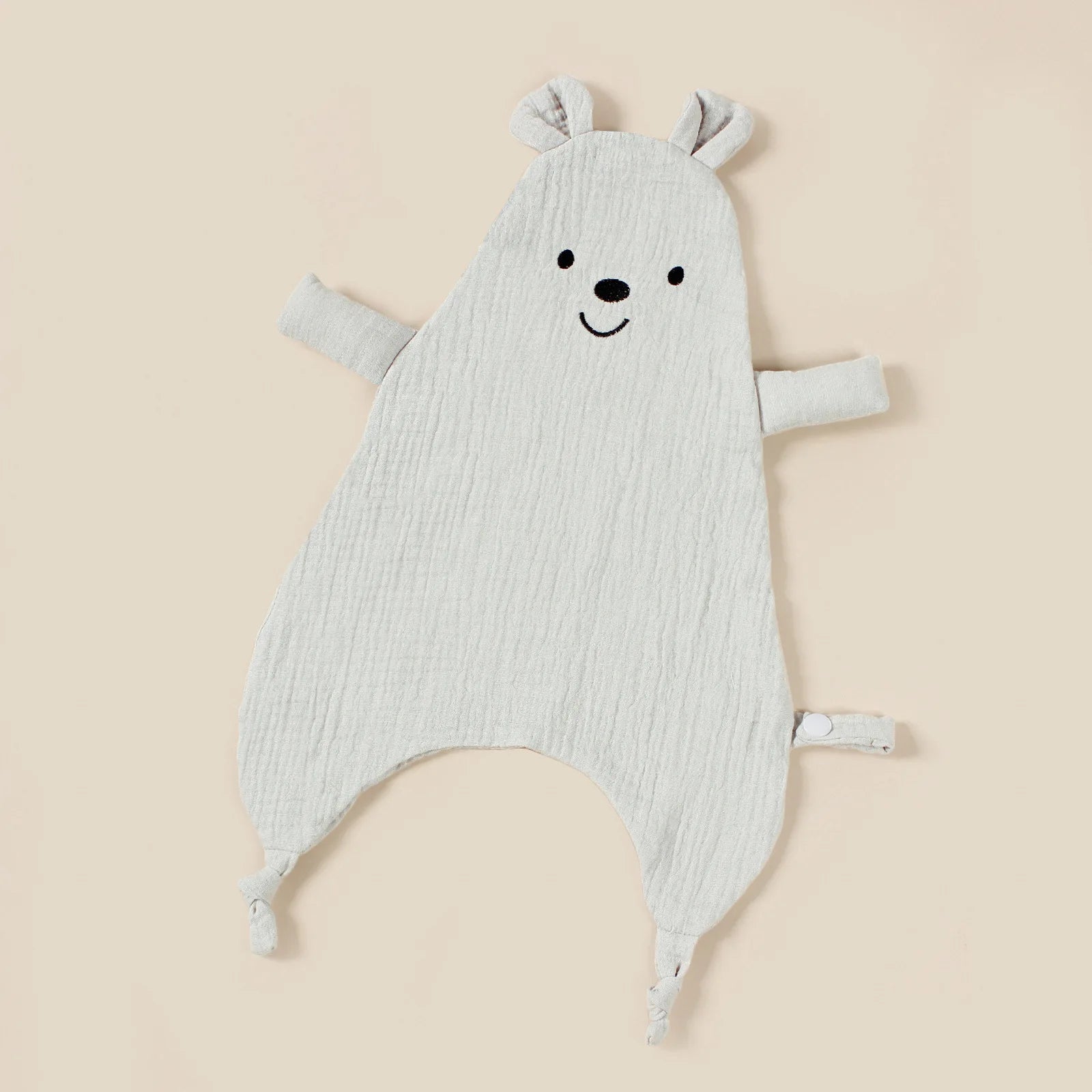 Doudou Plat Ourson en Coton - Multiples Couleurs - vue 11
