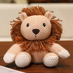Doudou Lion Crochet Assis - vue 2