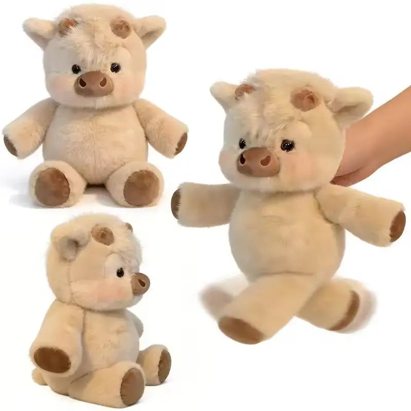 Peluche Vache Highland Mignonne - vue 3