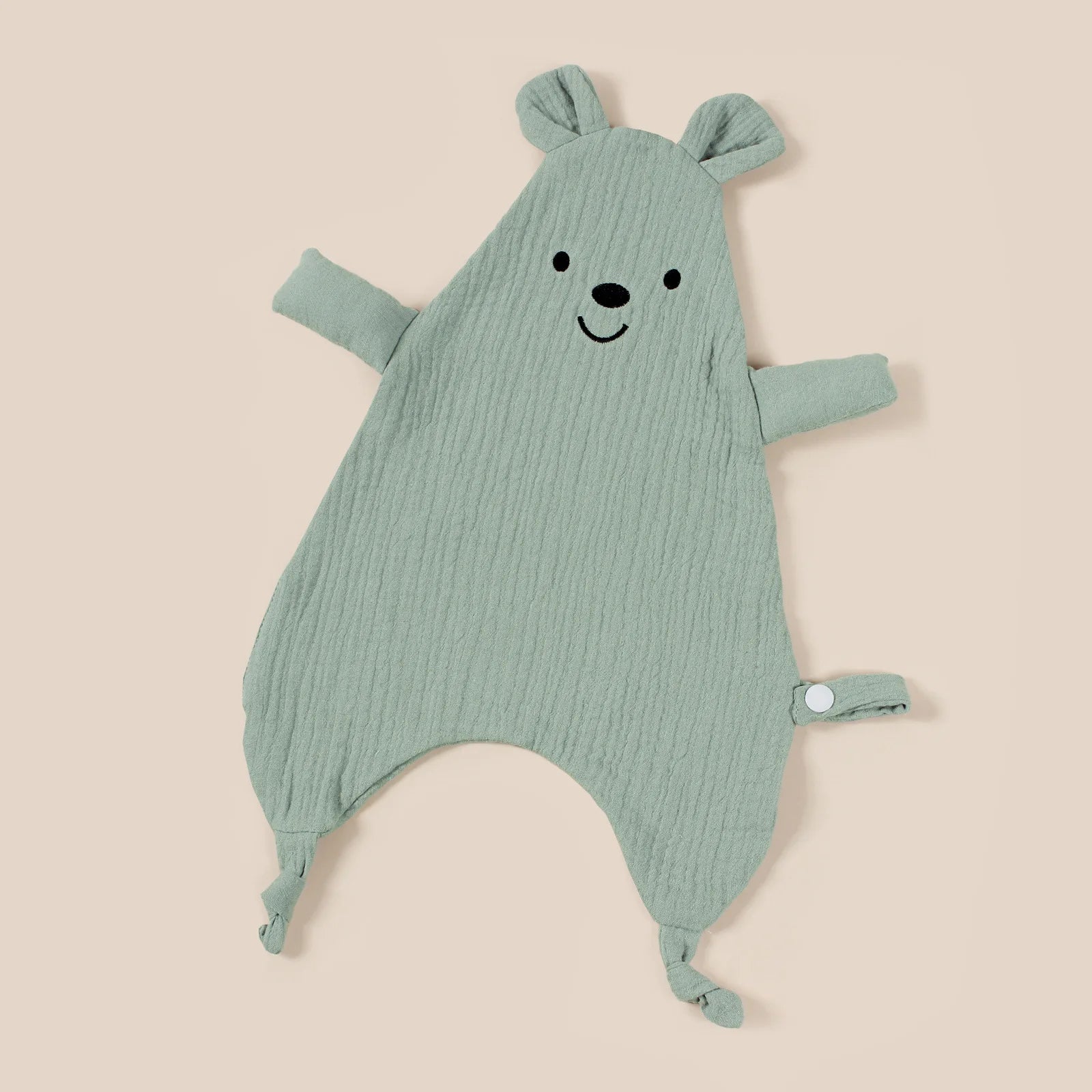 Doudou Plat Ourson en Coton - Multiples Couleurs - vue 14