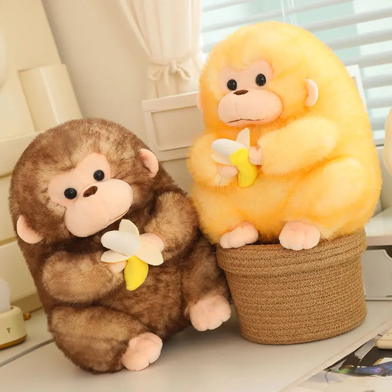Peluche Singe avec Banane - vue 4