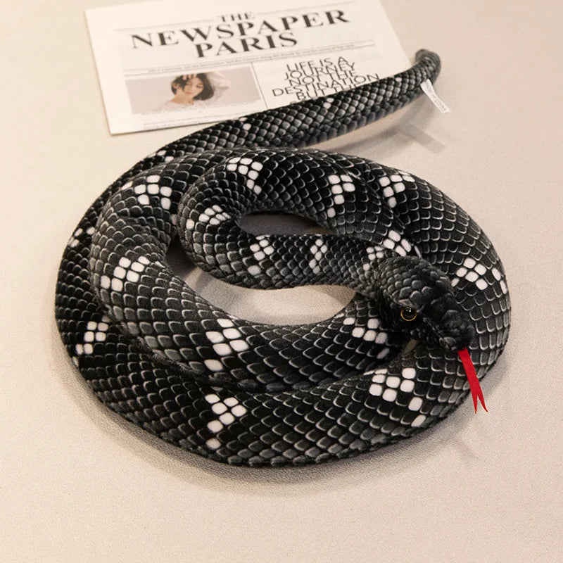 Serpent en Peluche Réaliste - vue 8