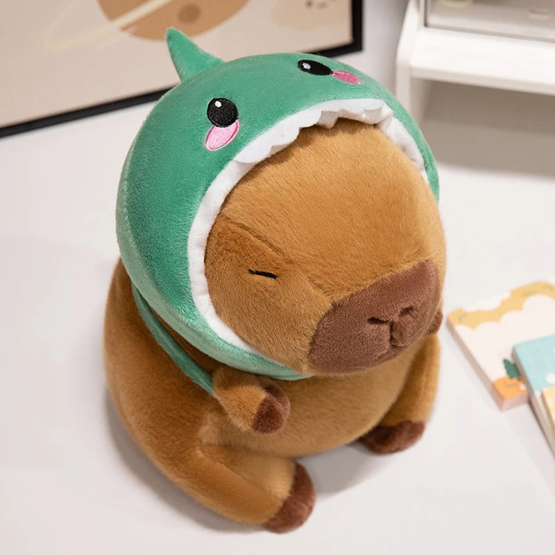 Petit Doudou Capybara - Bonnet Dino - vue 2