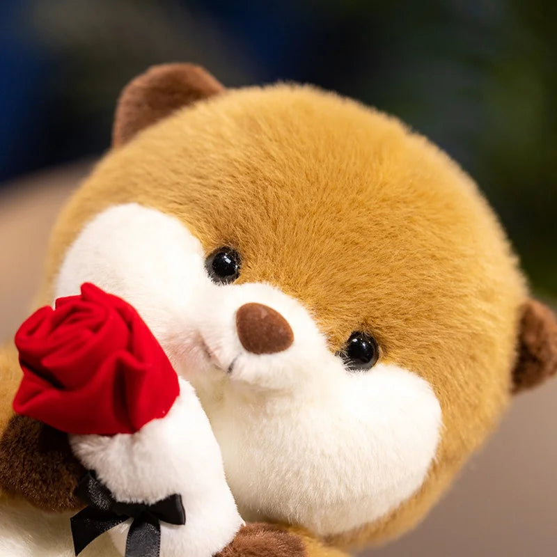 Doudou Loutre avec Rose - vue 4