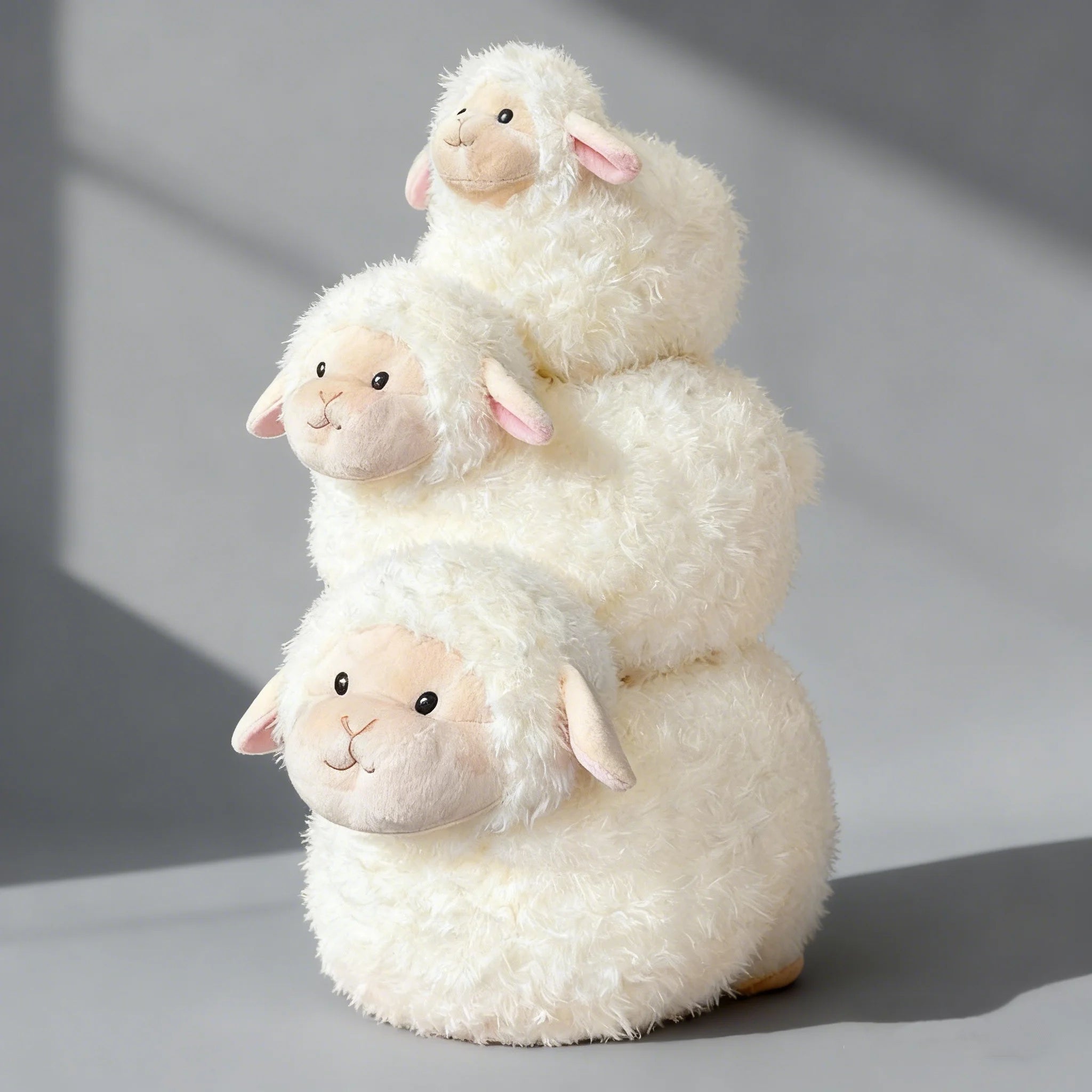 Mouton en Peluche Classique Blanc - vue 3
