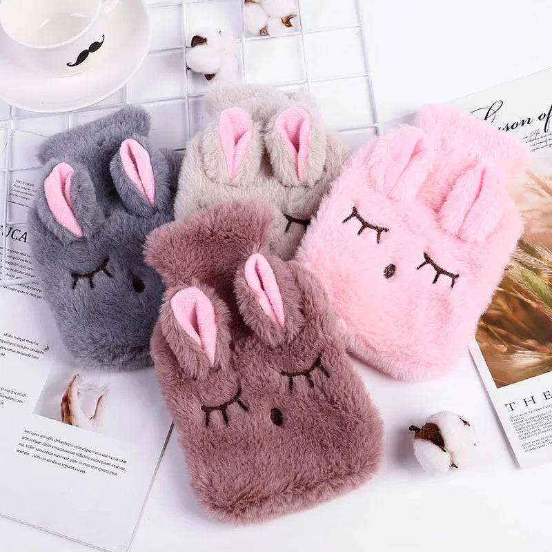 Bouillotte Fourrure Lapin Qui Dort - vue 4