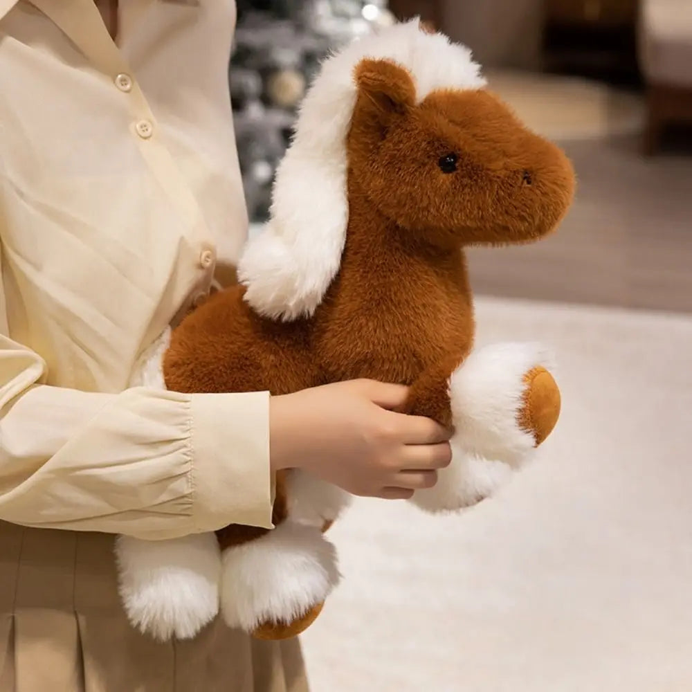 Peluche Cheval Marron - vue 4