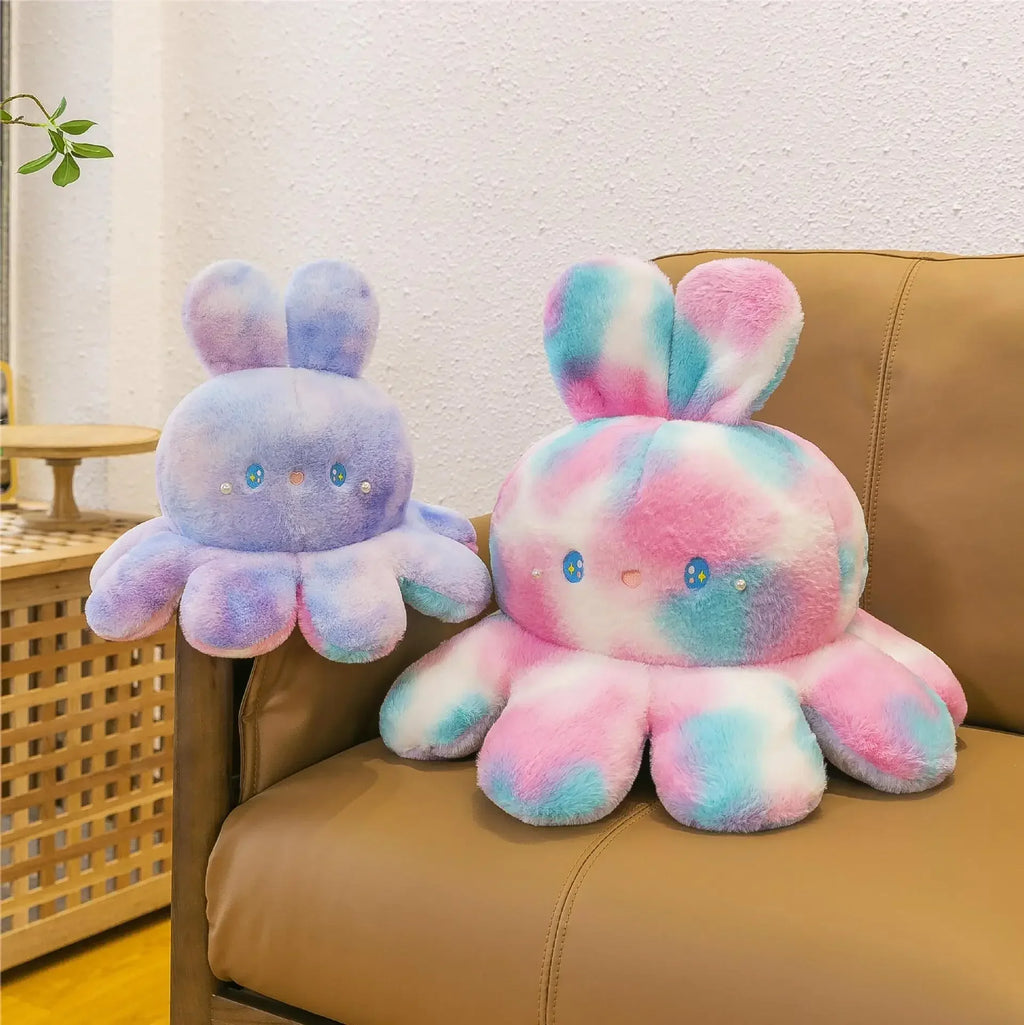 Peluche Pieuvre Réversible Mignonne Xxl - vue 3