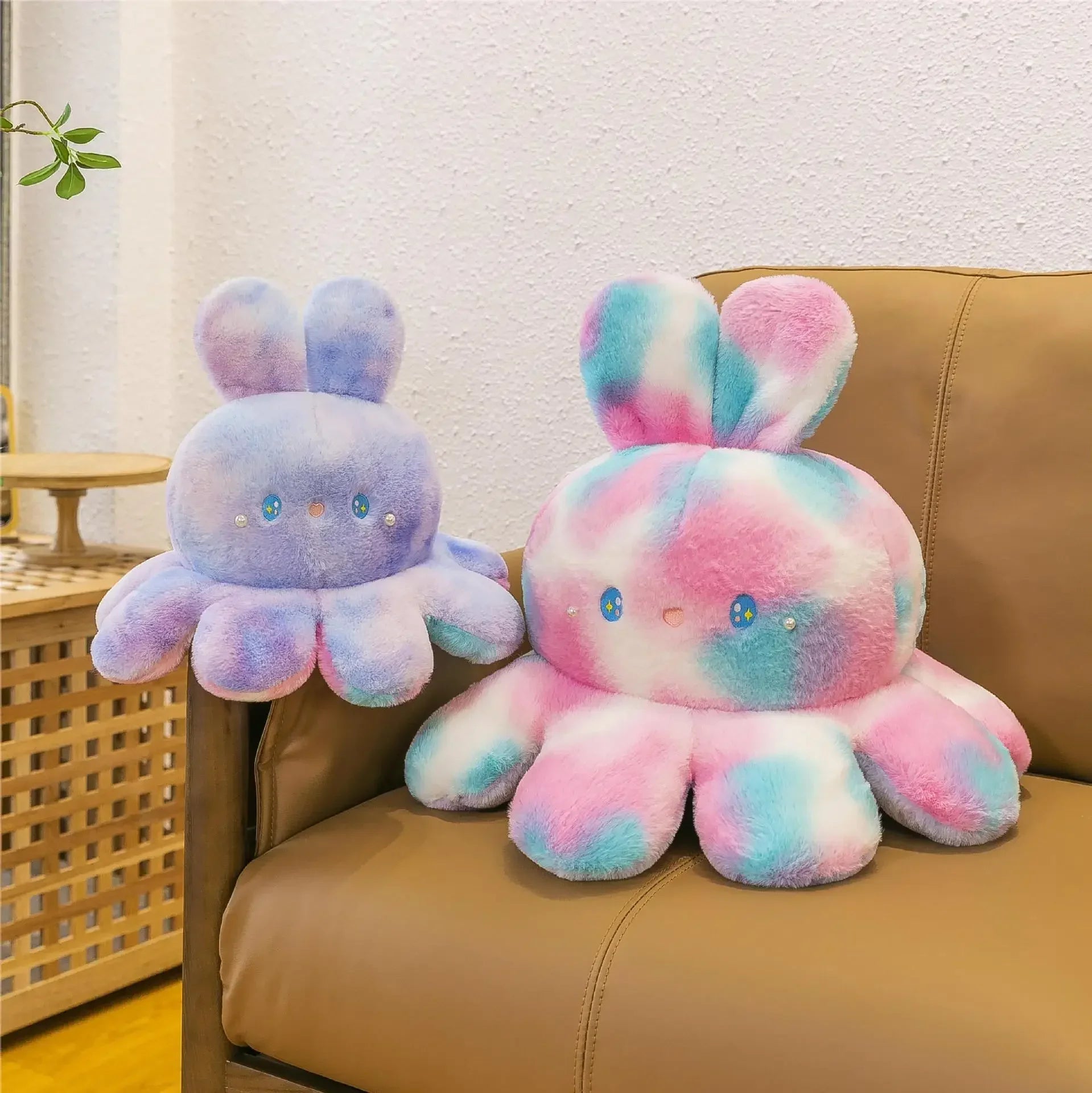 Peluche Pieuvre Réversible Mignonne Xxl - vue 3