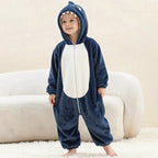 Kigurumi requin enfant en flanelle polyester