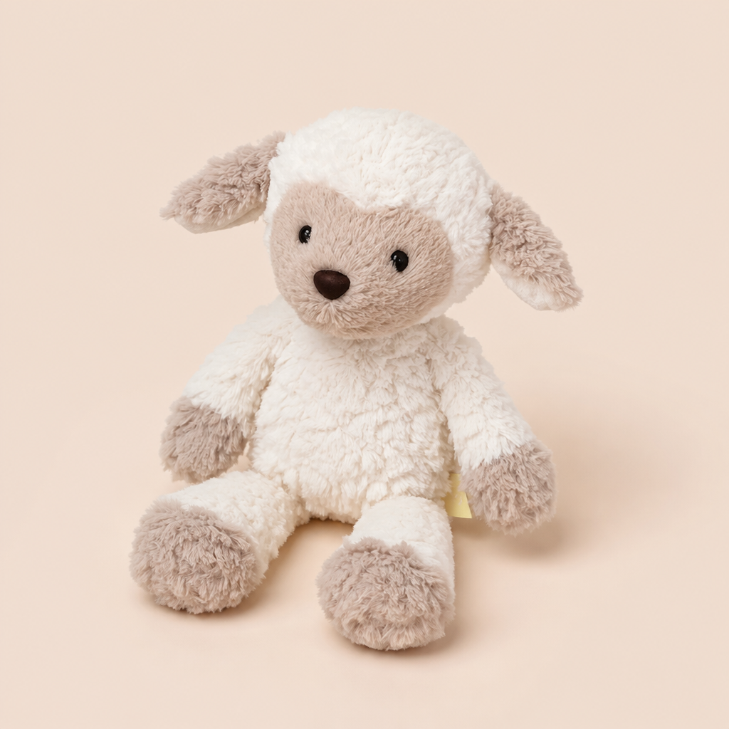 Agneau en Peluche Doux et Moelleux