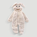 Combinaison pyjama bébé blanc crème
